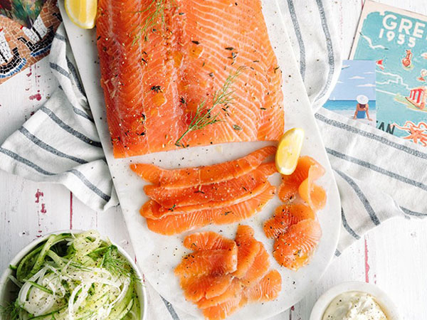 ouzo salmon recipe