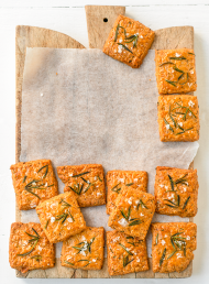 Parmesan, Rosemary, and Caraway Seed Biscuits
