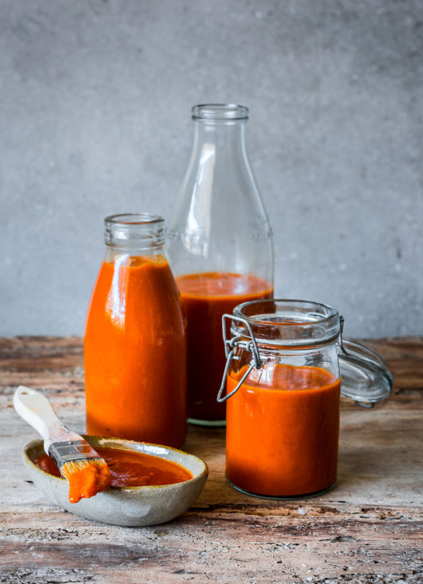 Peach and Chipotle Barbecue Sauce