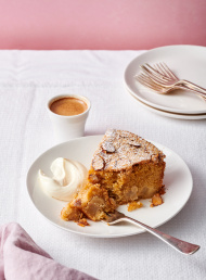 Pear, Almond and Polenta Cake