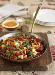 Piperade with a Red Capsicum Pesto