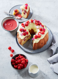 Raspberry Celebration Cake