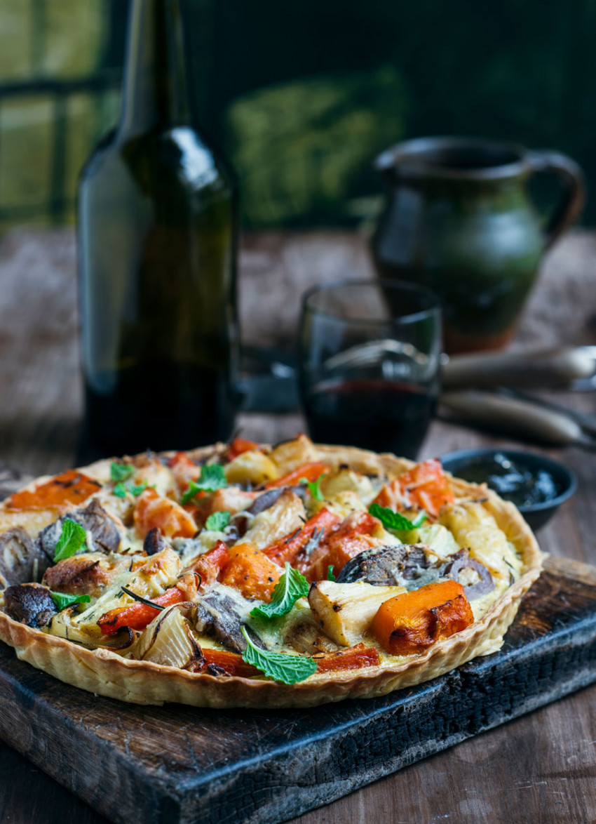 Roast Lamb Dinner Leftovers Tart