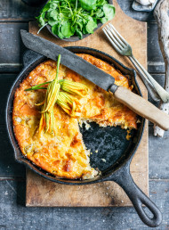 Smoked Fish Frittata with Aioli and Watercress