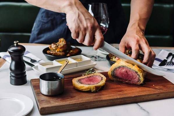 beef wellington from Ostro