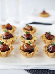 Parmesan Tarts with Caramelised Shallots