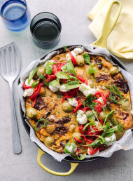 Spanish Potato and Caramelised Onion Omelette