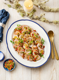 Chicken Thighs with Pistachio and Apricot Stuffing