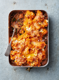 Vegetable Shepherd’s Pie with Kūmara and Goat’s Cheese Topping